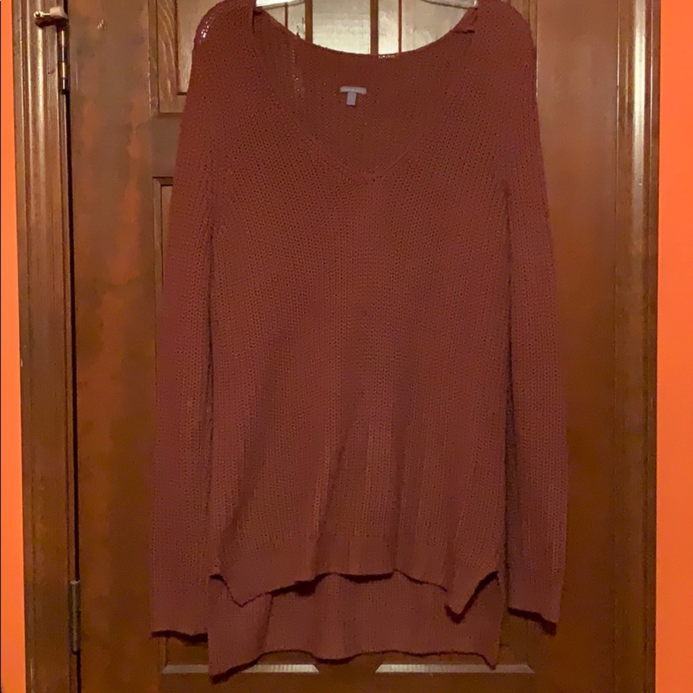 Rustic brown sweater from Charlotte Russe